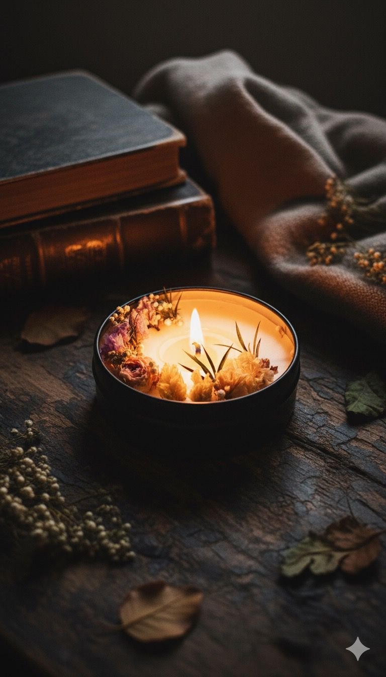 Bloom circle candle 2